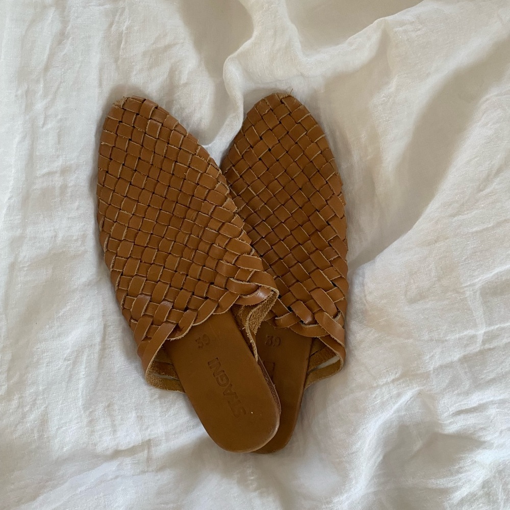 St.Agni woven mules size 39